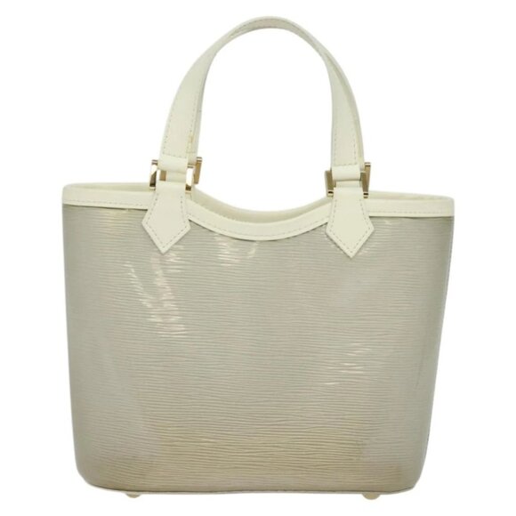 LOUIS VUITTON Epi Plage Mini Lagoon Bay Hand Bag White M92263 LV Auth 134761 - Picture 9 of 16